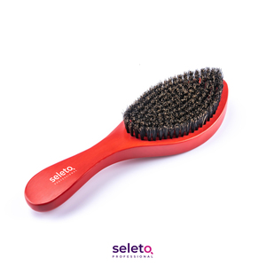 <span class=keywords><strong>Brosse</strong></span> ondulée en bois à poils de sanglier pour garçons, pour salon de coiffure, personnalisé, bon marché, 100% 360, vente en gros - Product Image 4