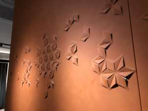 Kustom Panel dinding ukiran kulit 3D Modern untuk dekorasi rumah tahan air tahan api dan tahan lembap - Product Image 3