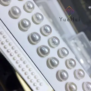 1-11mm aaa doğal inci güçlü ışık diy el yapımı küpe yarım delik tatlısu damla pirinç boncuk inciler gevşek