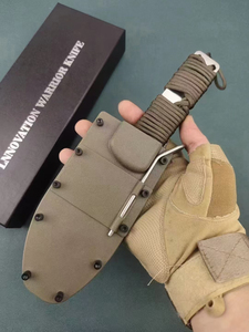 Couteau tactique personnalisable de haute qualité en acier inoxydable fourreau extérieur industriel fixe en <span class=keywords><strong>nylon</strong></span> plastique bricolage OEM <span class=keywords><strong>Hardcore</strong></span> - Product Image 4