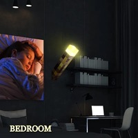 Lampe de nuit LED Brownstone rechargeable par USB, décoration de chambre, lampe de table, cadeau pour enfants, lampe de chevet, lampe torche périphérique de jeu MC