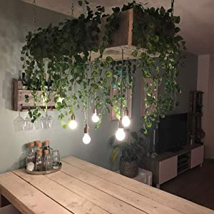 Décoration murale <span class=keywords><strong>de</strong></span> mariage à domicile, guirlande <span class=keywords><strong>de</strong></span> verdure artificielle, plantes en feuilles <span class=keywords><strong>de</strong></span> <span class=keywords><strong>lierre</strong></span> en plastique, plantes grimpantes suspendues avec des feuilles <span class=keywords><strong>de</strong></span> mariage pour la décoration - Product Image 3