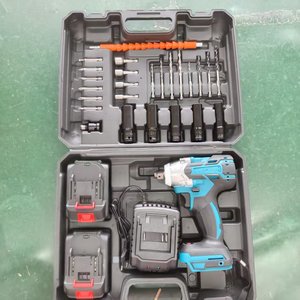 ชุดเครื่องมือไร้สายแบบไร้แปรงถ่าน <span class=keywords><strong>18V</strong></span>/20V/21V ประกอบด้วยสว่านลิเธียม ประแจบล็อกไร้สาย เครื่องเจียร และเลื่อยตัดไม้ - Product Image 4