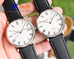 Reloj de Cuarzo Delgado Minimalista de Alta Calidad Longnes de 40 mm con Correa de Cuero con Logotipo Personalizado, Diseño Simple para Hombre y Mujer - Product Image 2