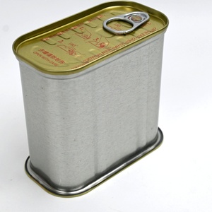 Lata Rectangular Vacía de Hojalata con Tapa de Fácil Apertura para Envasar Carne de Fieltro, Sardinas y Atún - Product Image 5
