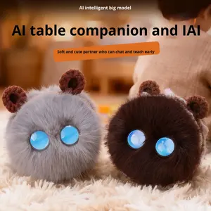 Robot intelligent compagnon émotionnel IA, jouet en peluche, rembourrage en coton PP, jouet éducatif tendance pour enfants, poupée pour nourrissons et tout-petits - Product Image 4