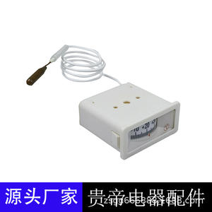 Thermomètre capillaire pour congélateur commercial, boîtier en plastique de 58 mm avec contact en alliage cuivre-argent, protection contre la surchauffe - Product Image 5