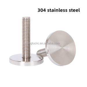 304 thép không gỉ lớn lớn phẳng mịn kết thúc đầu ngón tay cái bu lông quảng cáo trang trí vít M4 M5 M6 M8 - Product Image 2