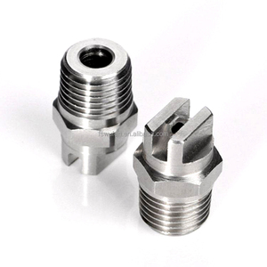 Buse à jet plat en acier inoxydable Huajue OEM/ODM, filetage mâle BSPT 1/2 pouce, série HVV, angle de pulvérisation de 0 degré, prévention des incendies, poussière - Product Image 6