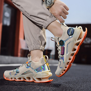 Chaussures de sport pour hommes, nouvelles chaussures de course à hauteur accrue <span class=keywords><strong>2021</strong></span>, chaussures décontractées pour hommes, absorption des chocs, chaussures de <span class=keywords><strong>basket</strong></span>-ball d'été - Product Image 5