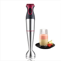 Mixeur plongeant électrique en acier inoxydable avec 2 vitesses, puissance de 1100 W, comprend un hachoir et un fouet - Mixeur plongeant de cuisine