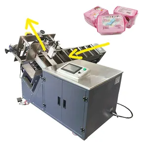 Automatische Afdichting Snijden Handmatige Gezet Polybag Vrouwelijke Sanytary Pad Verpakkingsmachine Met Verschillende Grootte