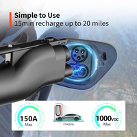 Nouvel adaptateur CHADEMO CCS1 pour véhicule électrique, prise 250A, conducteur en alliage de cuivre, plaqué argent, étanche IP54, ignifuge