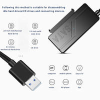 Kabel Power Supply SATA OEM Pabrik dengan Pelindung Anyaman dan Selubung PVC untuk Hard Drive 2.5-inci/3.5-inci - Mudah Pasang dan Pakai