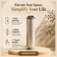 Diffuseur d'arômes électrique vertical sans eau en métal de grande capacité 1000 ml avec WIFI pour hall d'hôtel, commerce de détail, salon de beauté