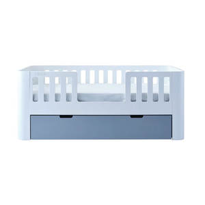Wonderful Quality OLIA Pastel Blue <b>White</b> Tones Meets Parent's Aesthetic Expectations Montessori <b>Wooden</b> <b>Bed</b> - Product Image 1