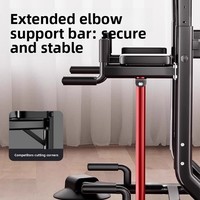 Barras Paralelas de Acero para Interiores, de Pared o de Pie, Equipo de Gimnasio Integrado para Entrenamiento en Casa, Venta al Por Mayor