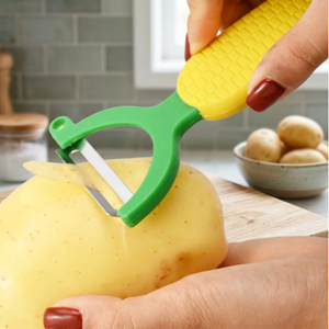 3-Size Vegetable <b>Peeler</b> Set with Stainless Blades, Cute Carrot Corn Cucumber Handle <b>Peeler</b> for Home & Kitchen Fruit & <b>Veg</b> Prep - Product Image 4