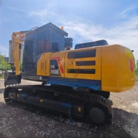 Excavatrice Lovol FR260E d'occasion avec climatisation, excavatrice d'occasion de 26 tonnes, moteur Isuzu pour travaux lourds