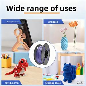 Filamento para Impresora 3D Jinccai PLA-Matte Series 1.75mm 1kg Transparente Mate, Material 100% Virgen, Alta Resistencia a la Abrasión, CE ROHS - Product Image 2