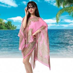 I-0645 Wholesale <b>Scarves</b> <b>Chiffon</b> Shawl for Beach <b>Chiffon</b> <b>Scarves</b> for Ladies Fashion Travel Shawl for Women Hijabs - Product Image 4