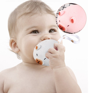 Kapibala Bath Ball Oval Soft <b>Sponge</b> For Child <b>Bathing</b> With Hanging Rope - Product Image 4