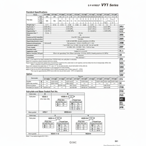 Modèle VY1901-20-BGN de régulateur de pression électropneumatique SMC Pneumatics - Product Image 1