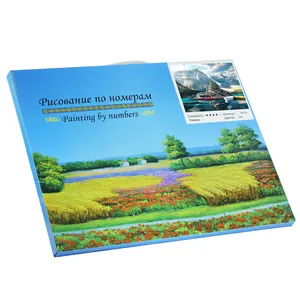 Fabrikdirekt Großhandel schönes Landschaftsmalerei nach Zahlen Digital-Ölgemälde Farbton Home-Dekoartikel