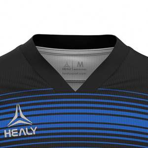 Camiseta de Fútbol Personalizada a Medida, Clásica, a Rayas, de Manga Larga, Estilo Atemporal, Suave, Flexible, 100% Poliéster, Ligera y Transpirable - Product Image 3