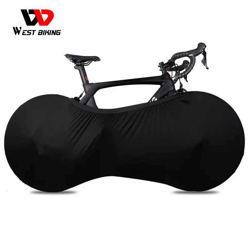 WEST Bike Colorful Custodia Protettiva Bike Regolabile Portatile Spin Ruota Copre Anti-polvere Elegante Cucito A Mano Copertura Della Ruota Della Bicicletta