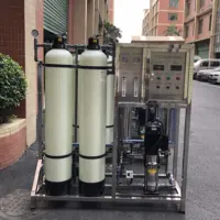 قدرة صغيرة حار بيع المياه النقية نظام Ro آلة معالجة عكس مرشح الانتشار الغشائي منقي مياه شرب 500LPH