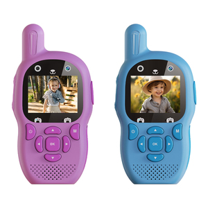 Talkie-walkie pour enfants, prise en charge de la capture de photos avec extension de carte TF, jouet portable rechargeable pour le camping en plein air, jeu parent-enfant - Product Image 2