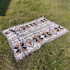 Bohemian Thickened Moisture-Proof <b>Picnic</b> <b>Blanket</b> Foldable Inflatable Outdoor Camping Mat Travel-friendly Floor Tent - Product Image 2