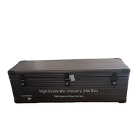Boîte de rangement pliable robuste pour l'extérieur, certifiée IP67, 70L, en aluminium noir avec roulettes pivotantes pour la pêche, ODM