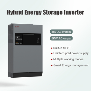 Loại mới lai năng lượng mặt trời biến tần của 5000W 48V năng lượng lưu trữ biến tần tinh khiết Sine Wave điện biến tần sạc chuyển đổi - Product Image 4