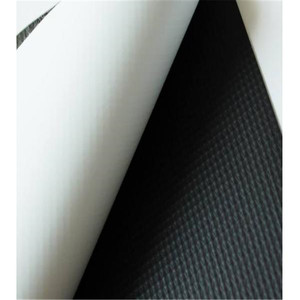 Bannière en PVC flexible noire <span class=keywords><strong>Wematch</strong></span>, dos noir, laminée à chaud, 440 g/m², colle noire, pour machine d'impression de bannières - Product Image 4