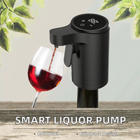 Décanteur de vin automatique USB, verseur électrique, aérateur portable pliable, distributeur de liqueur quantitatif pour voiture, fête, en plastique, froid
