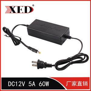 Shenzhen Xiaoerduo Power Supply <b>12V</b> 5A 60W DC <b>Adapter</b> For Surveillance Camera Indoor Use - Product Image 3