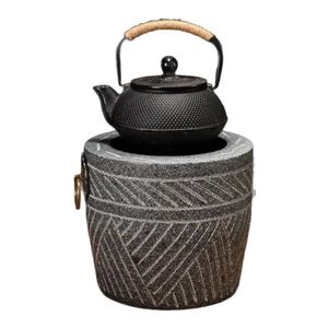 Stone Tea Stove Cast Iron Freestanding Asian Style Firewood Fuel Kitchen Use Durable Design - Product Image 5