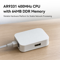 Router Nirkabel Portabel untuk Kamar Hotel 150Mbps 2.4G Mini OpenWrt AP Router dengan USB dan Port Ethernet Ganda