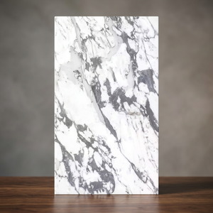 Azulejos de Porcelana Esmaltada de Alto Brillo Wolto Gris 600x1200mm, Diseño de Mármol Gris, 8.5mm, para Pared y Suelo - Product Image 3