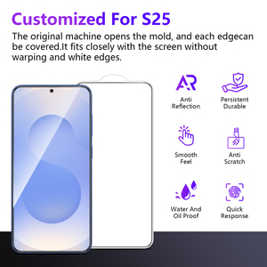 Usine en gros AR HD <span class=keywords><strong>anti</strong></span>-poussière <span class=keywords><strong>anti</strong></span>-statique <span class=keywords><strong>verre</strong></span> protecteur facile à installer protection d'écran de confidentialité pour Samsung S25 - Product Image 2