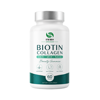 Gummies de biotine et collagène OEM ODM avec chlorophylle, zinc et vitamine B12 pour soutenir la santé des cheveux, de la peau et des ongles – Complément alimentaire