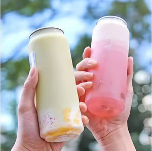 Factory Customized Food Grade Transparent PET Disposable <b>Can</b>, <b>Empty</b> Plastic Storage Container For Pet Milk Bottles And Fruit Jui - Product Image 2