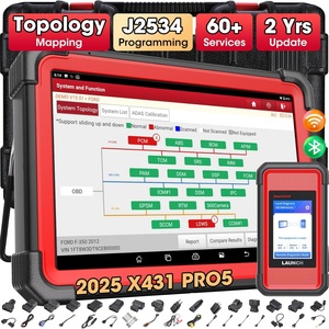 جهاز تشخيص ذكي Launch X431 Pro5 OBD مع وضعين للتشخيص وبرمجة وحدة التحكم الإلكترونية وترميزها عن بُعد - Product Image 1