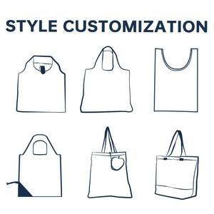 Bolso de mano no tejido reutilizable de gran capacidad con logotipo impreso personalizado al por mayor, bolso de compras ecológico con diseño de letras - Product Image 2