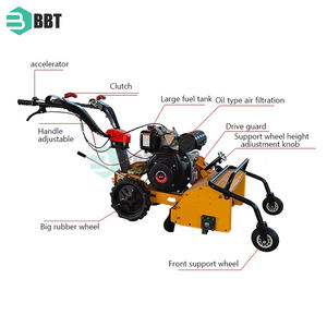 Máquina de deshierbe automática rotativa para varios terrenos para cortar viñedos de heno de hierba alta en huertos - Product Image 6