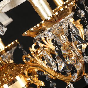 Lampe de table vintage moderne en cristal avec source de lumière LED pour salon, suite d'hôtel, chambre à coucher, bureau, luminaire classique - Product Image 5