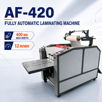 AF-420 400mm Machine à plastifier entièrement automatique, plastifieuse à rouleaux hydraulique avec alimentation par aspiration d'air et séparation automatique