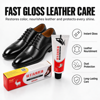 Crème à cirer les chaussures Jin Yang, formule naturelle pure, 30g, douce, sûre, facile à nettoyer, unisexe, pour application manuelle à la maison